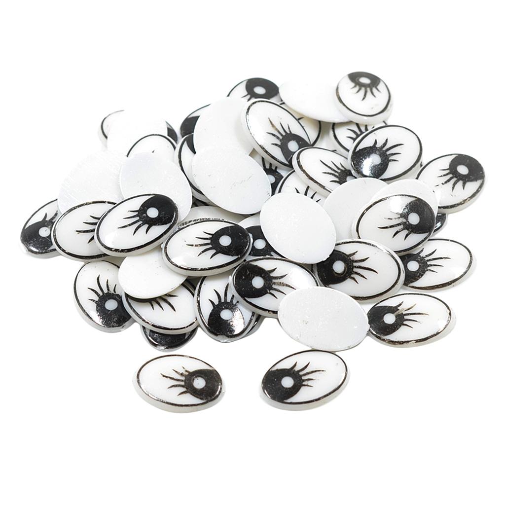 Craft Embellishments - DIY Doll Eyes Plastic Flatback Embellishment