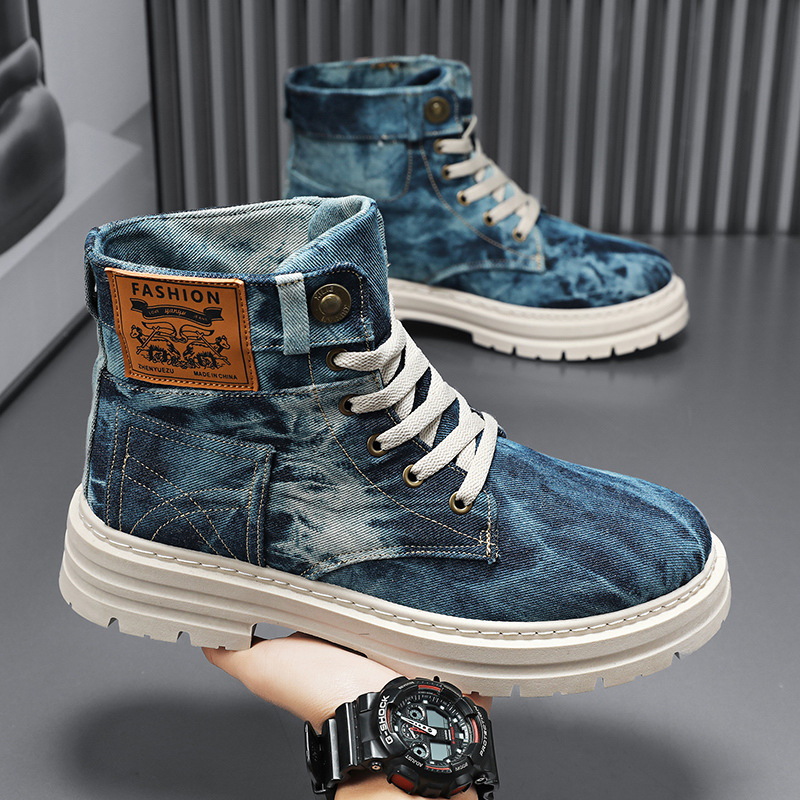 Guipure Lace Panel - Spring High Top Mens Shoes 2026
