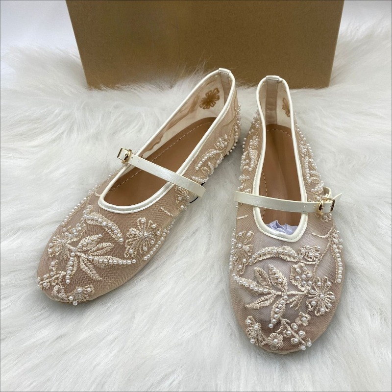 Embroidery Embellishments - Mesh Embroidery String Bead Women Ballet
