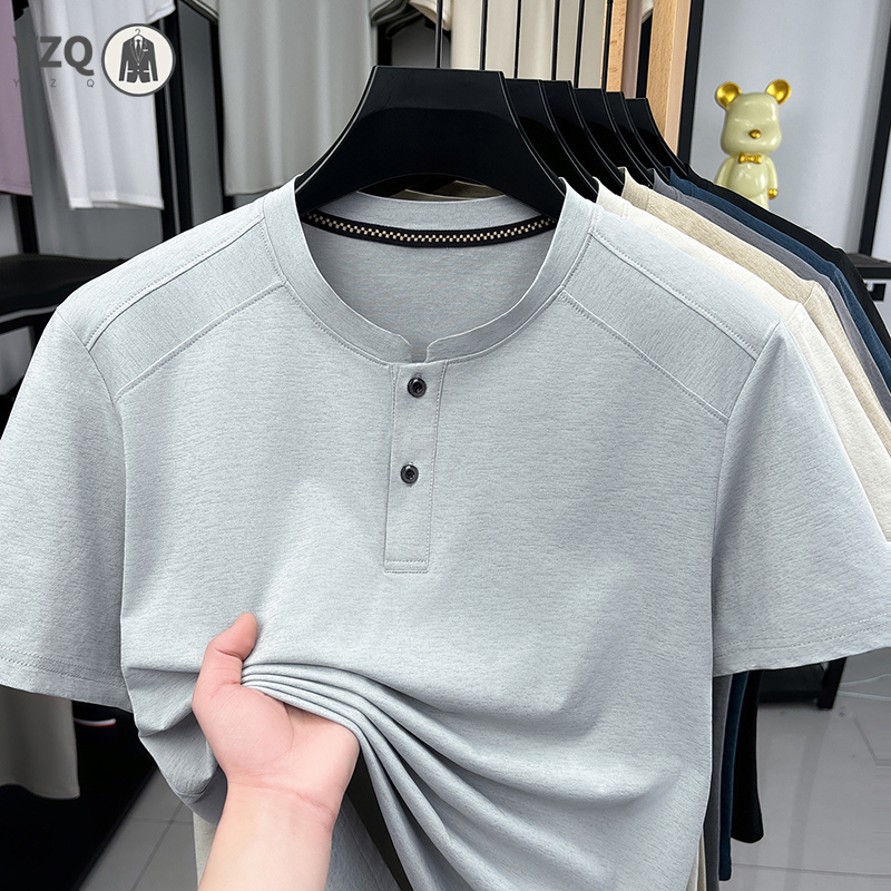 2026 Fashion Men's Henley Neck - Embellish Knit บทวิจารณ์และราคา