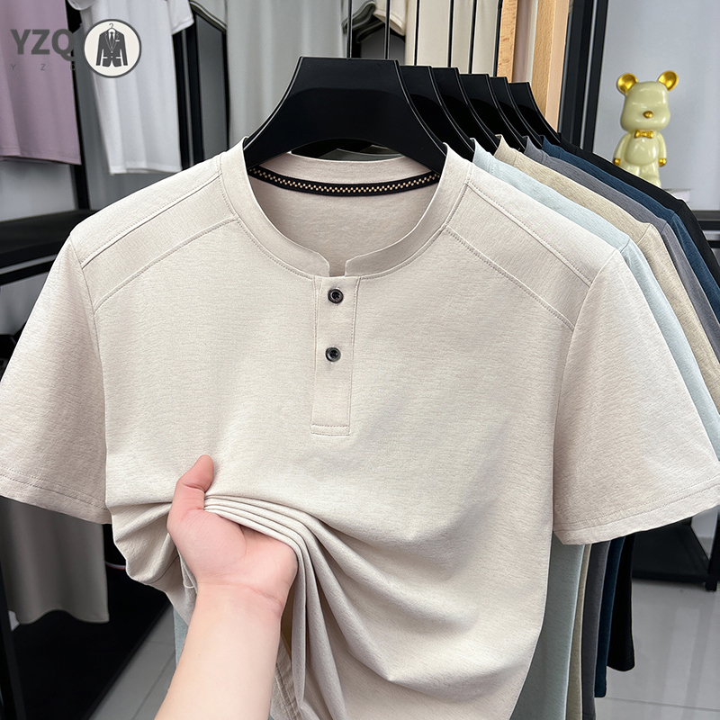 2026 Fashion Men's Henley Neck - Embellish Knit บทวิจารณ์และราคา