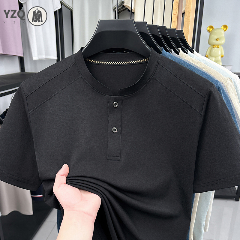 2026 Fashion Men's Henley Neck - Embellish Knit บทวิจารณ์และราคา