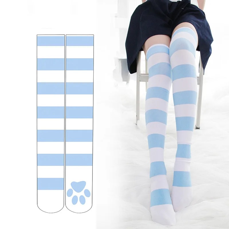 Lolita Over Knee Socks Pink St - Velvet Ribbon Roll บทวิจารณ์และราคา