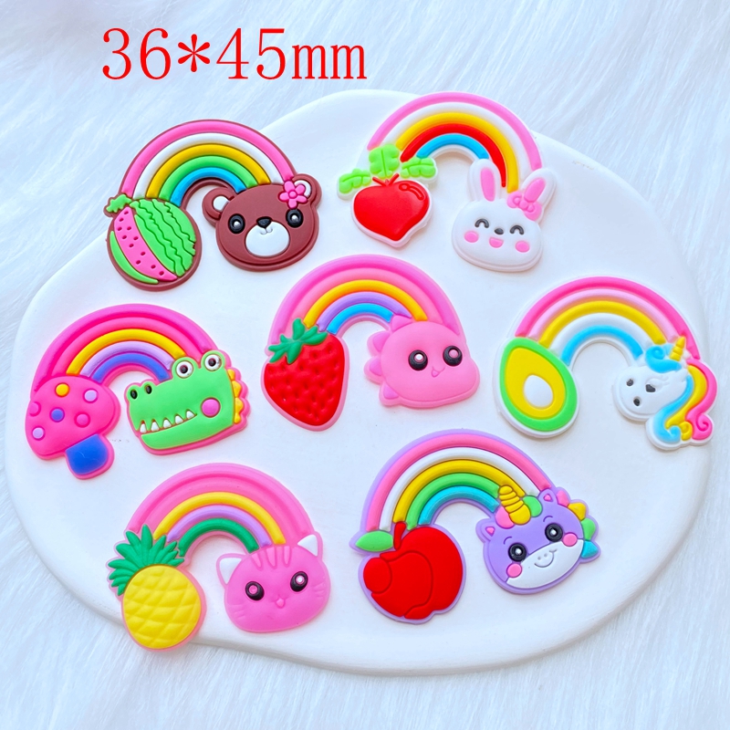 10Pcs New Cute Fruit Animal Ra - Embellishment Glue Craft บทวิจารณ์และราคา