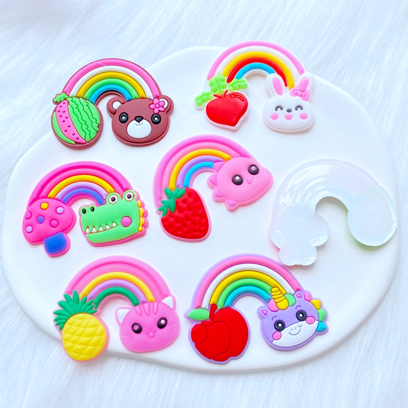 10Pcs New Cute Fruit Animal Ra - Embellishment Glue Craft บทวิจารณ์และราคา