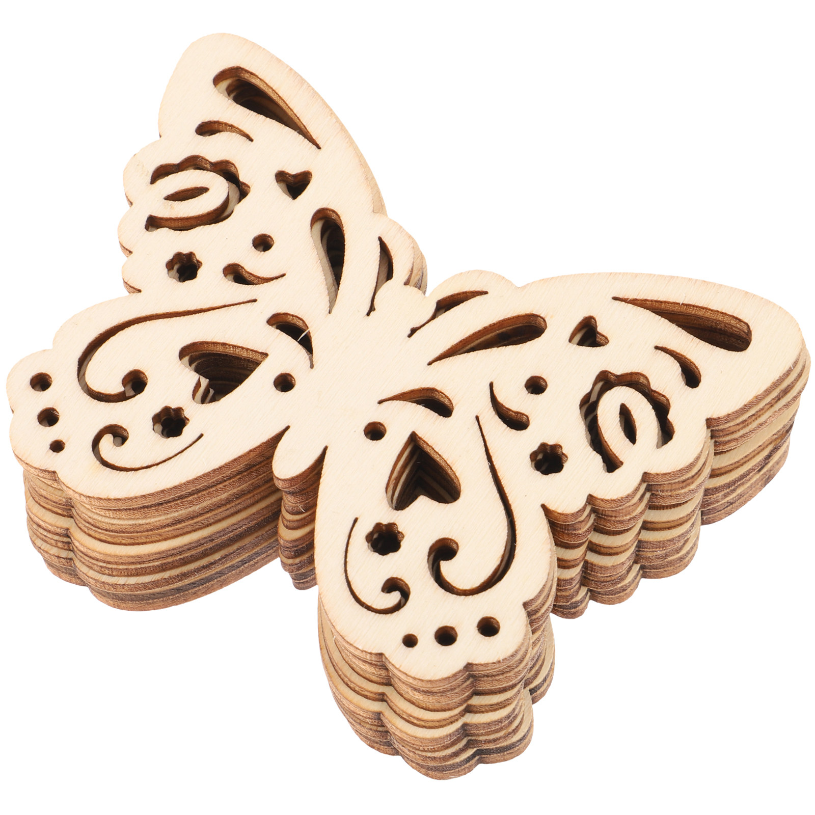 10Pcs 80Mm Natural Wood Slice  - Christmas Craft Embellishment บทวิจารณ์และราคา