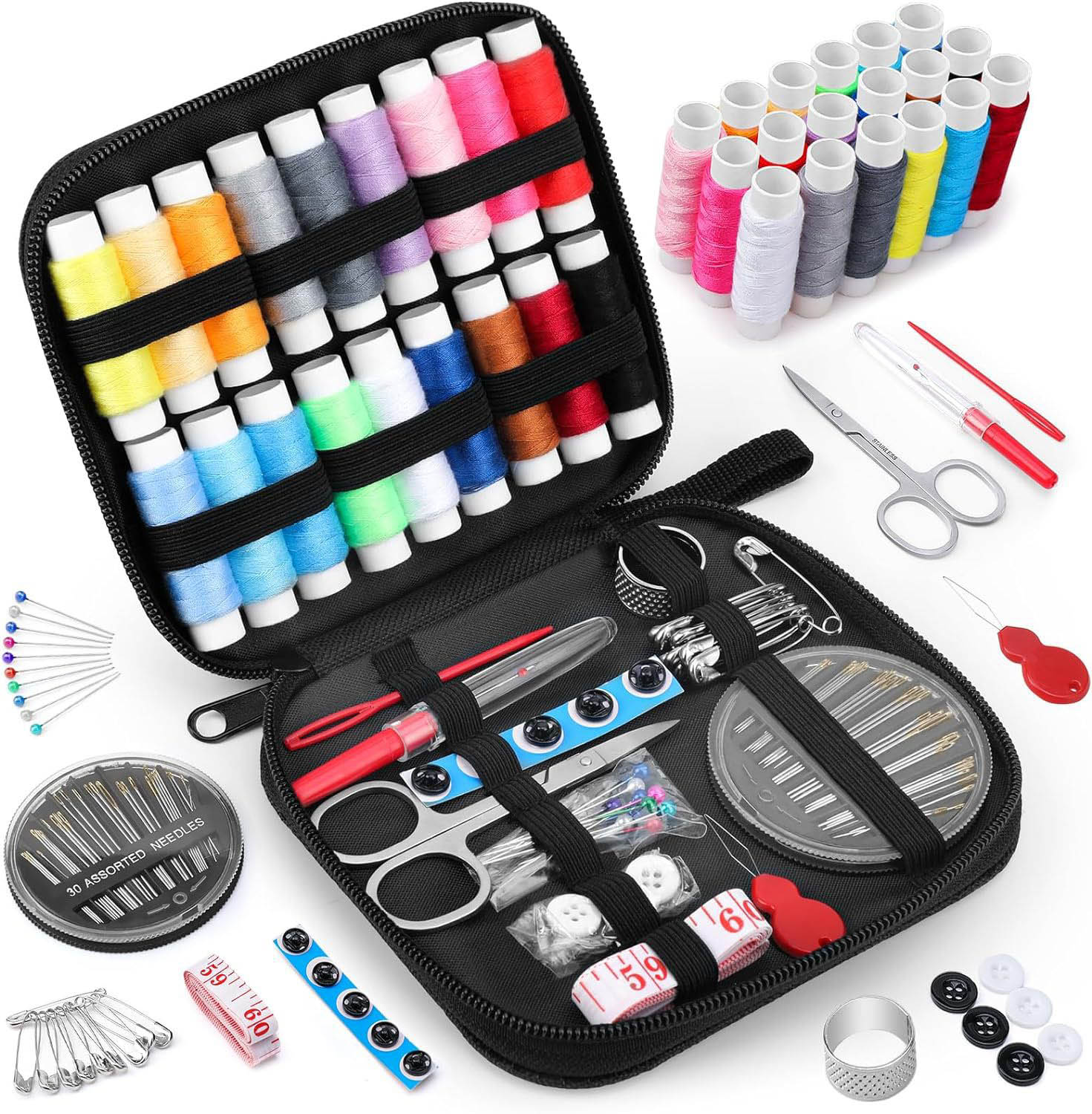1Set Sewing Kit for Adults and - Pom Pom Maker Tool บทวิจารณ์และราคา