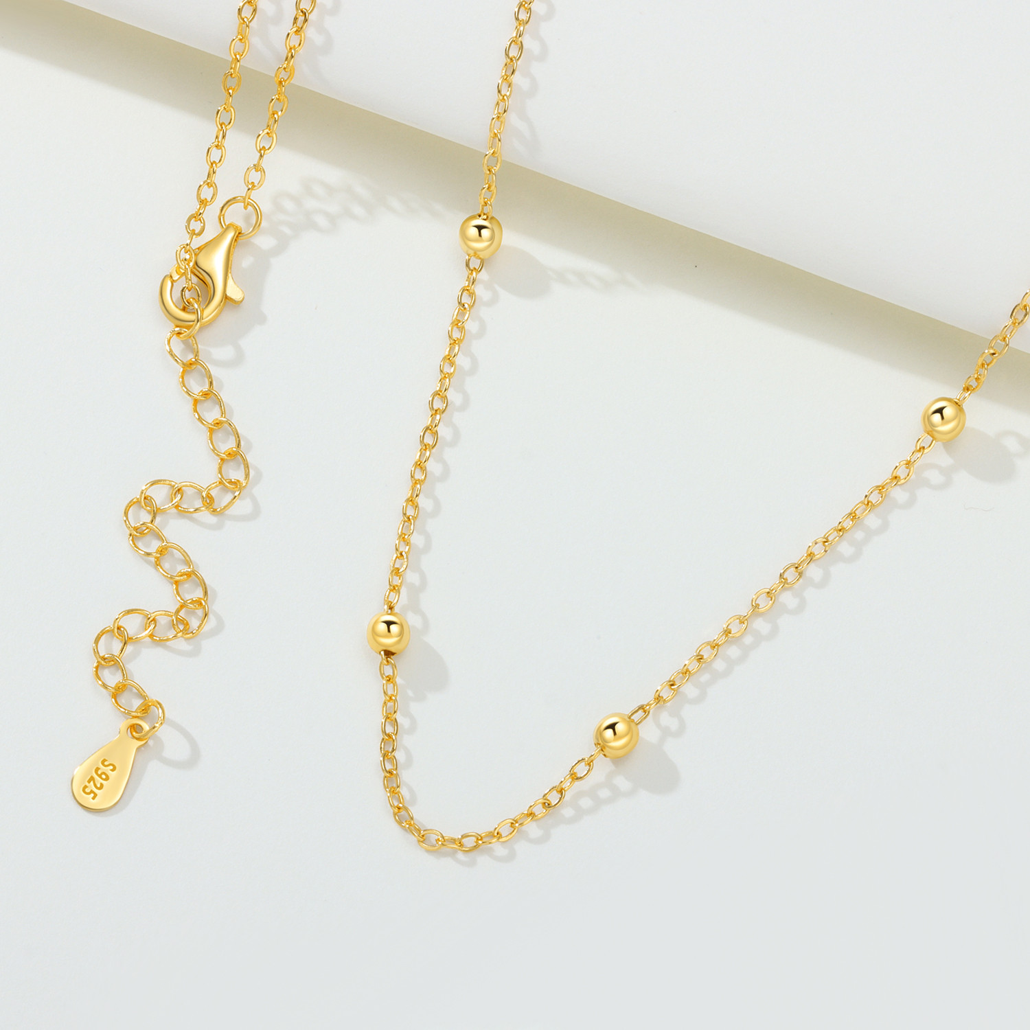 Orstarry S925 Sterling Silver  - Pearl Trim Chain บทวิจารณ์และราคา