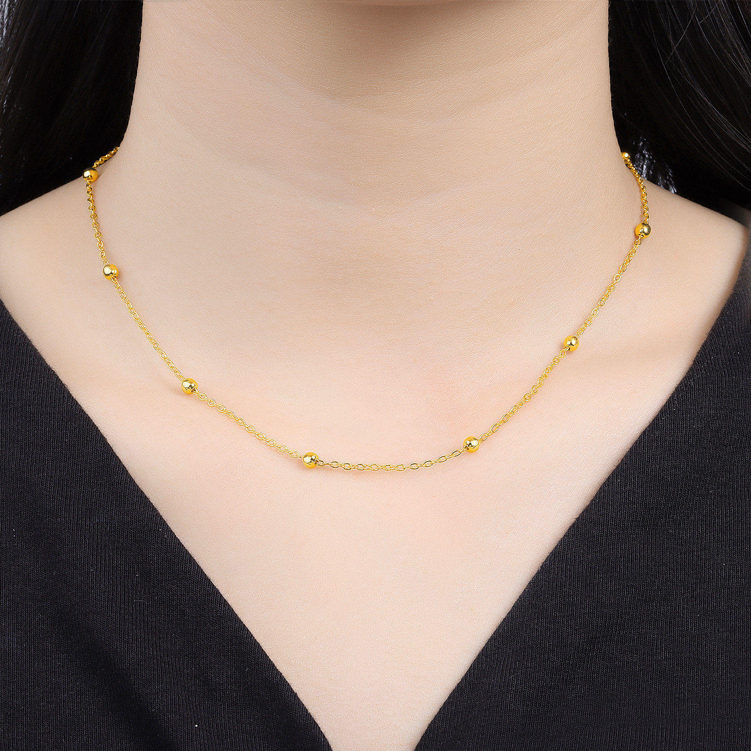 Orstarry S925 Sterling Silver  - Pearl Trim Chain บทวิจารณ์และราคา