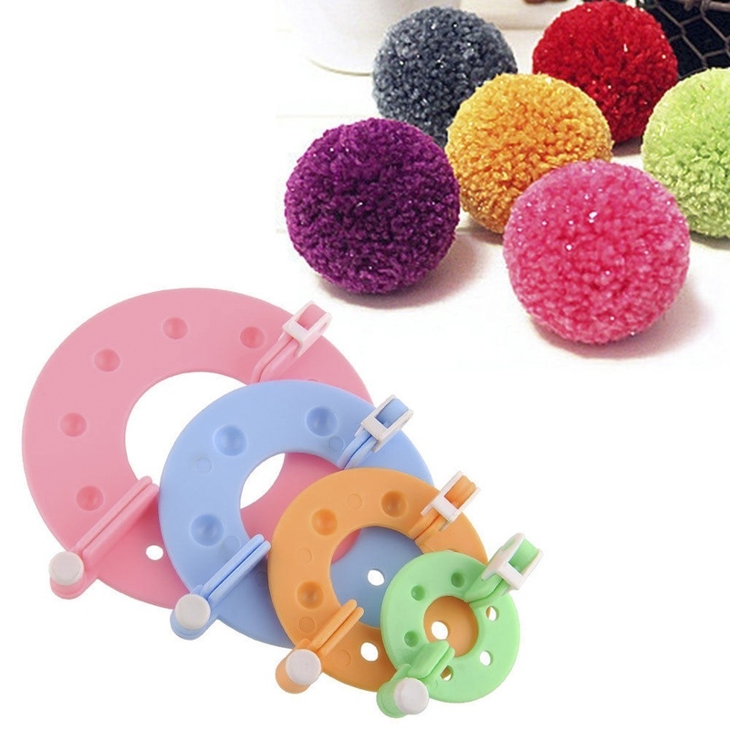 8PCS 4 Sizes Fluff Ball Weaver - Pom Pom Maker Tool บทวิจารณ์และราคา