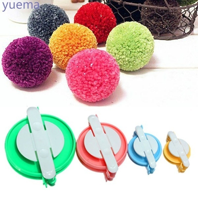 8PCS 4 Sizes Fluff Ball Weaver - Pom Pom Maker Tool บทวิจารณ์และราคา