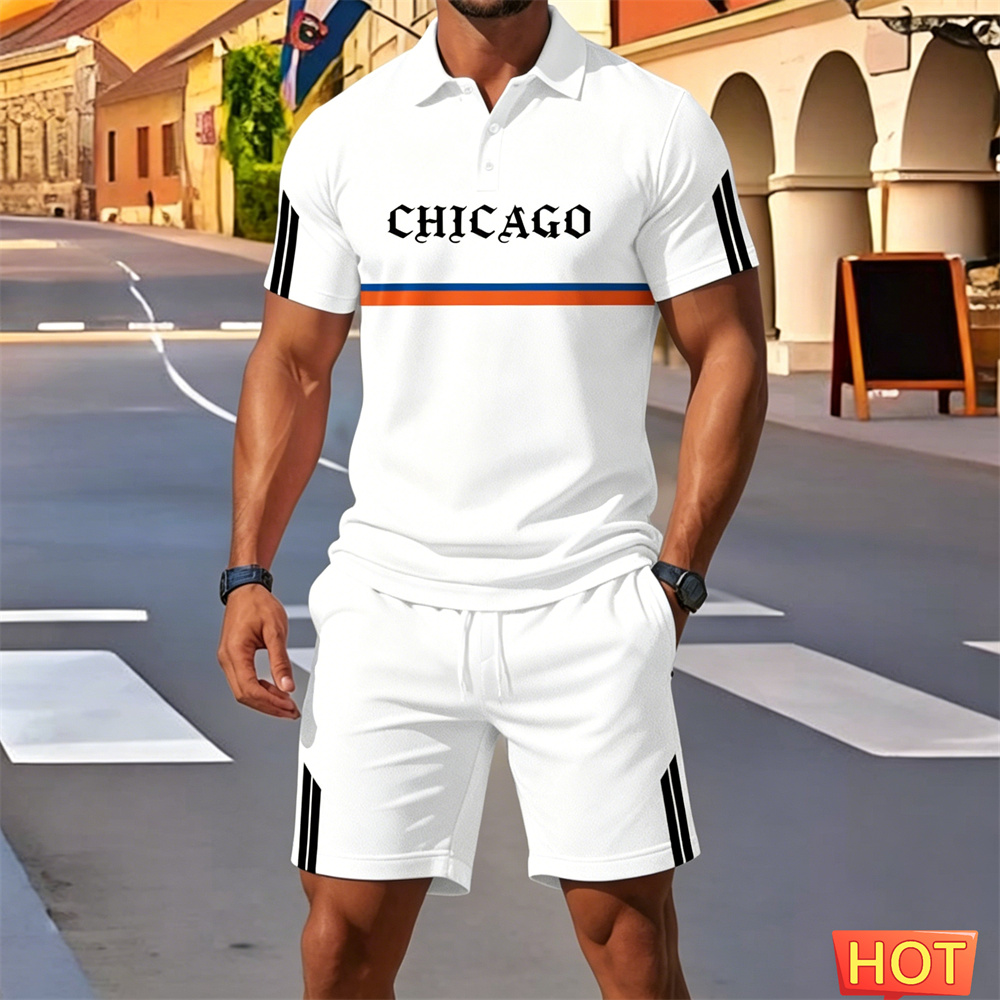 Summer man 2 piece outfits Men - Embellish Knit บทวิจารณ์และราคา