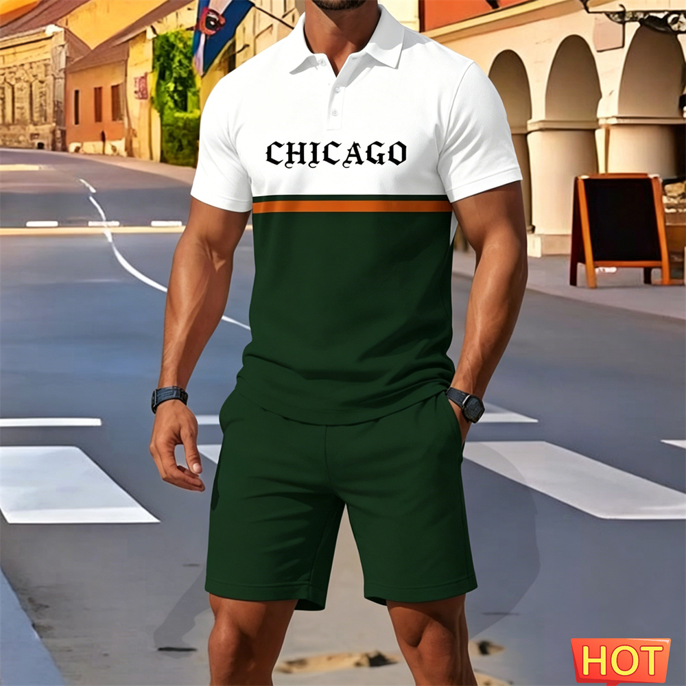 Summer man 2 piece outfits Men - Embellish Knit บทวิจารณ์และราคา