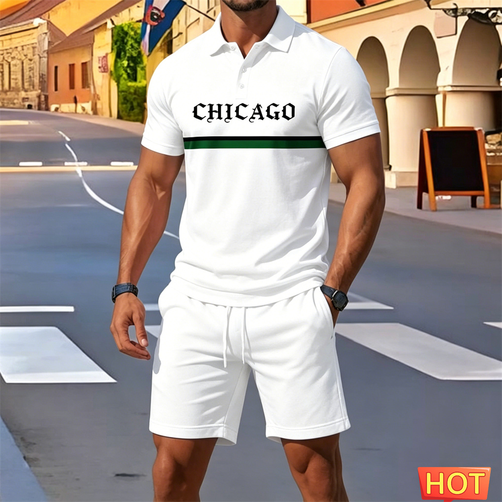 Summer man 2 piece outfits Men - Embellish Knit บทวิจารณ์และราคา
