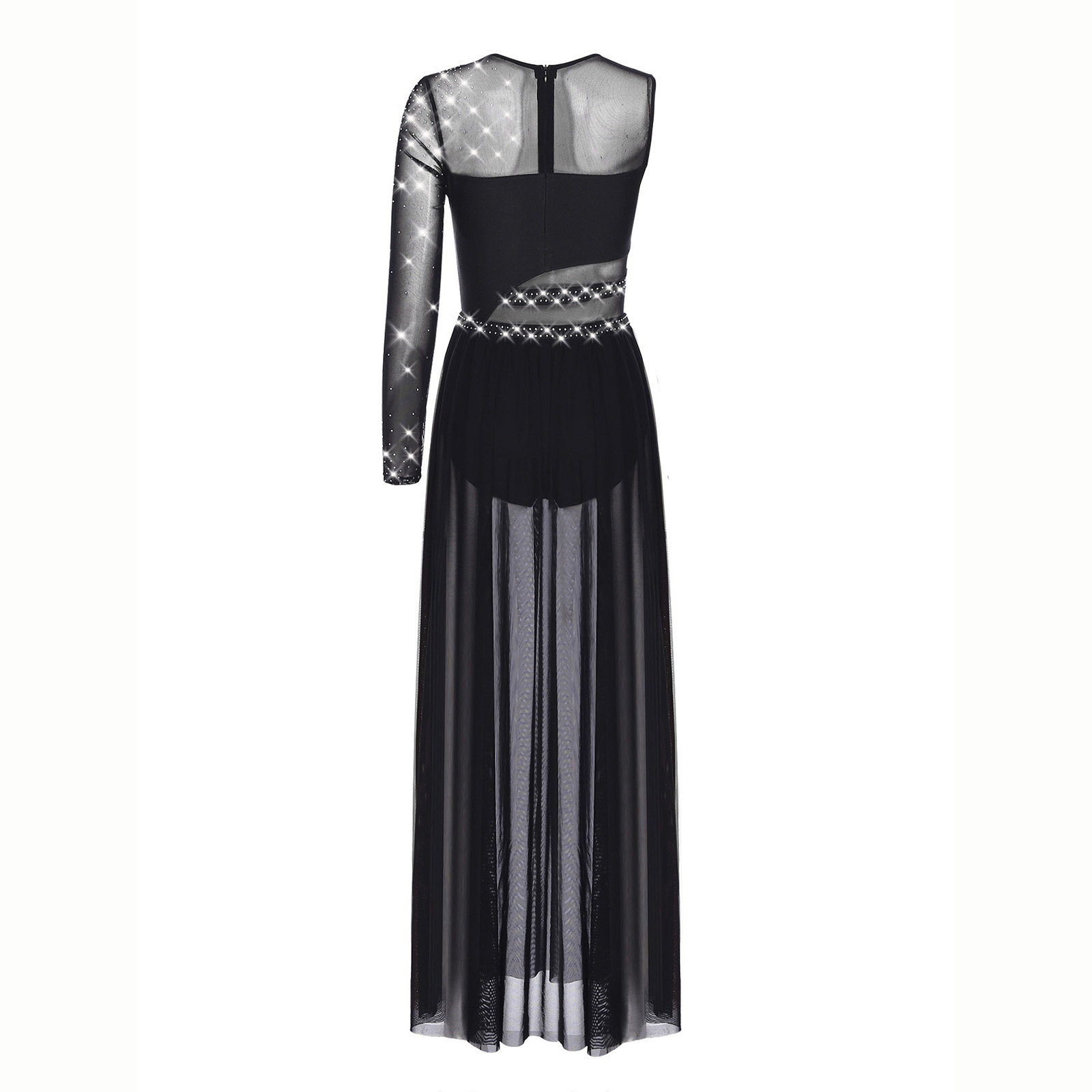 Women Lyrical Dance Costume Rh - Rhinestone Banding Trim บทวิจารณ์และราคา
