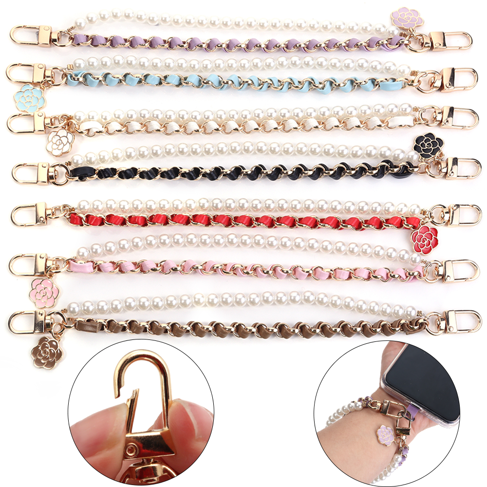 1 Strand/Lot Leather Imitation - Pearl Trim Chain บทวิจารณ์และราคา