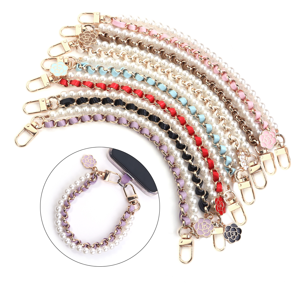 1 Strand/Lot Leather Imitation - Pearl Trim Chain บทวิจารณ์และราคา