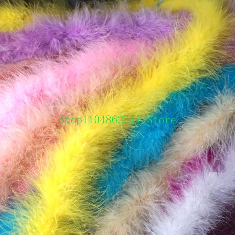 2 Yards Fluffy Marabou Feather - Feather Trim Marabou บทวิจารณ์และราคา
