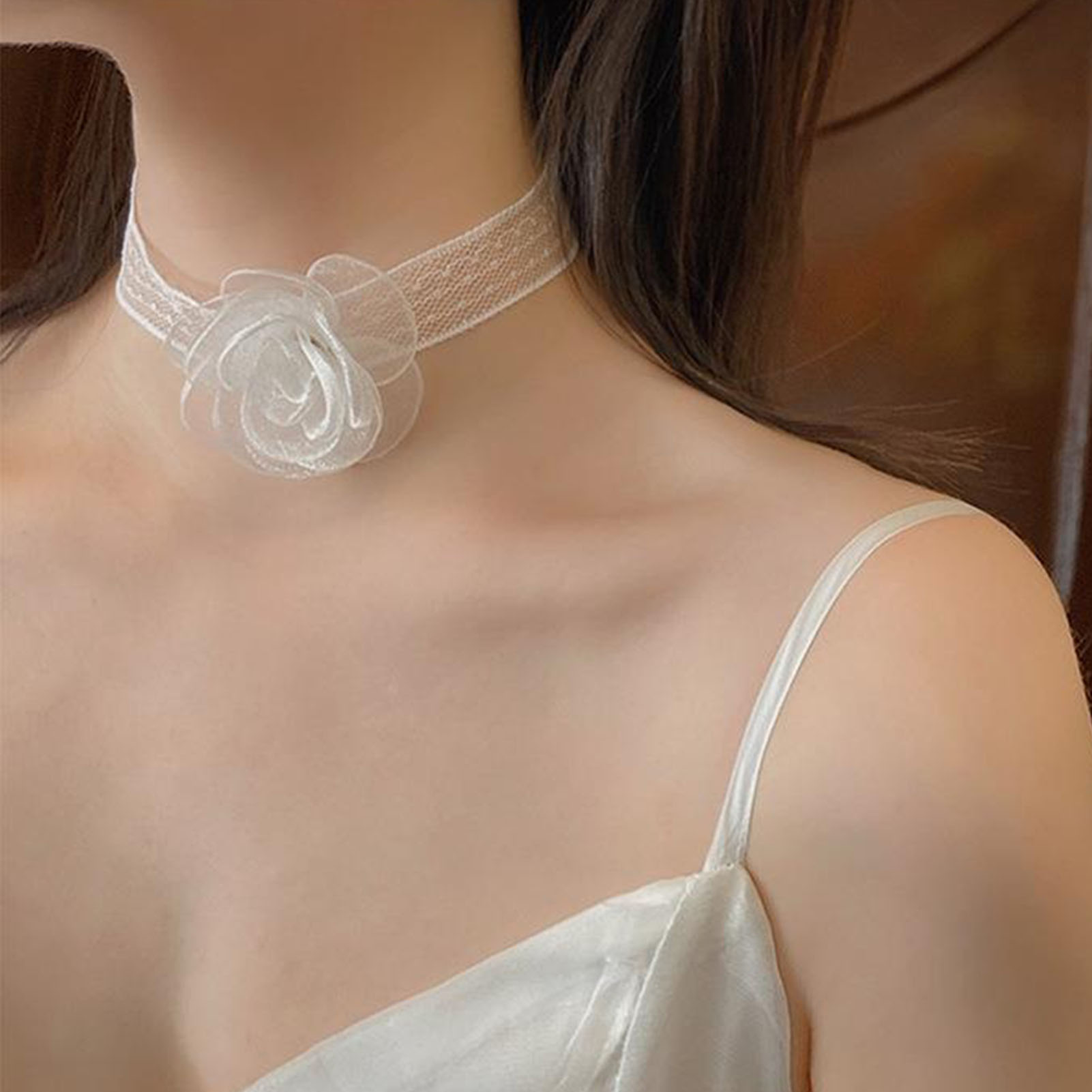 Lace Ribbon Tie Headband With  - Lace Ribbon Trim บทวิจารณ์และราคา