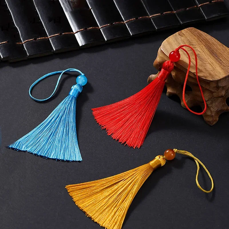 10/5Pcs Polyester Silk Tassel  - Beaded Trim Fringe บทวิจารณ์และราคา