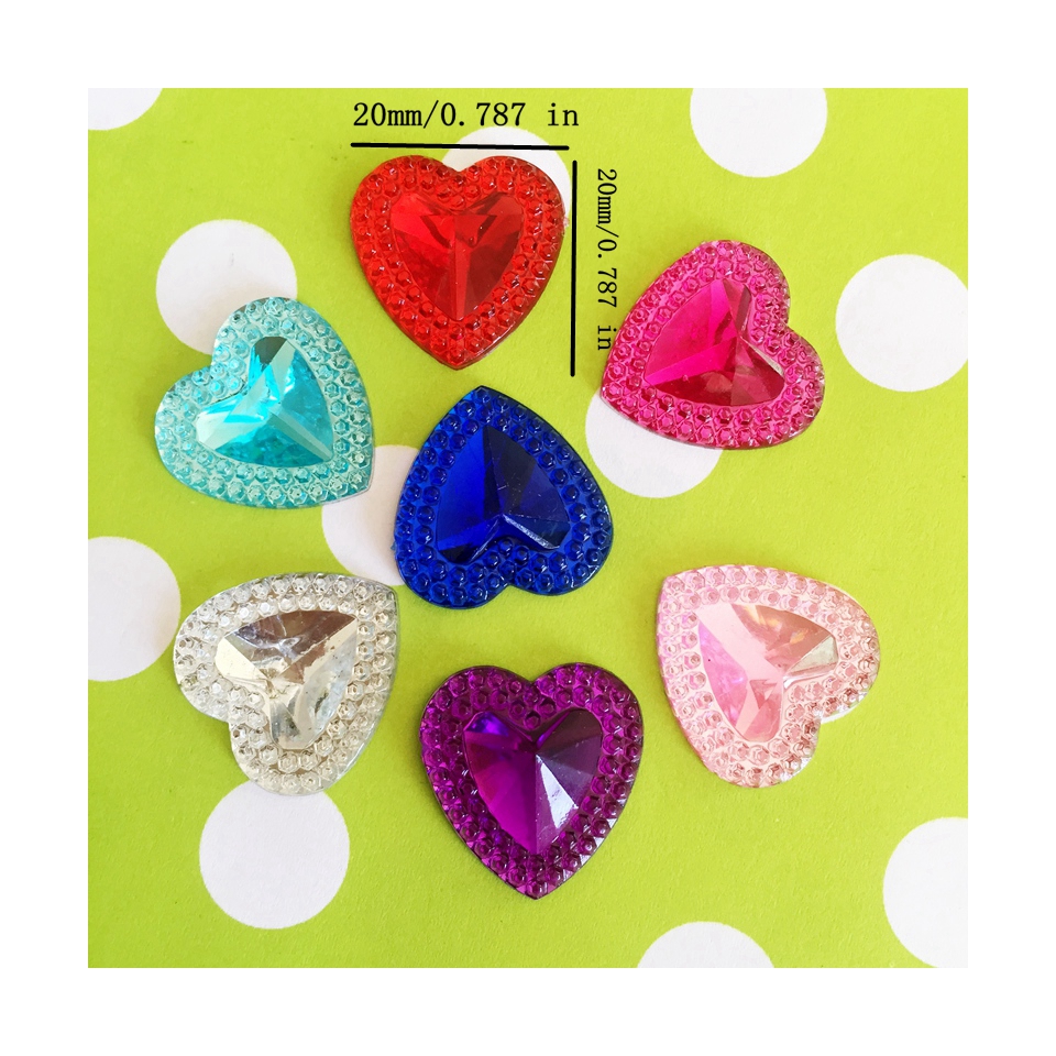 30pcs 20mm Acrylic Rhinestones - Embellishment Glue Craft บทวิจารณ์และราคา