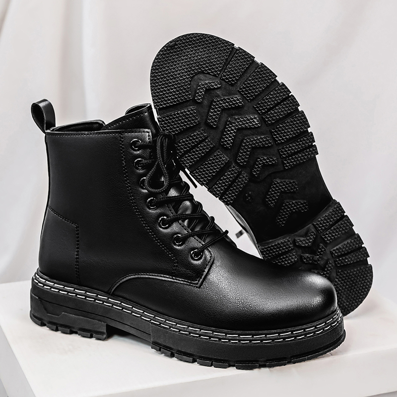 Men's 4-Season Black Patent Le - Guipure Lace Panel บทวิจารณ์และราคา