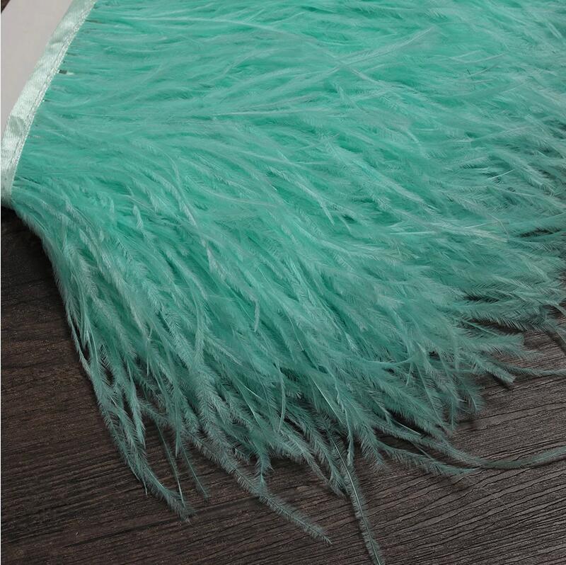 13-18CM 6M Ostrich Feather tri - Feather Trim Marabou บทวิจารณ์และราคา