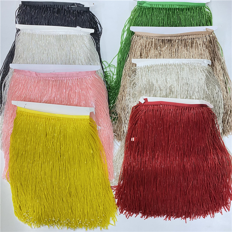 2metros/lot 30cm Wide High Qua - Beaded Trim Fringe บทวิจารณ์และราคา