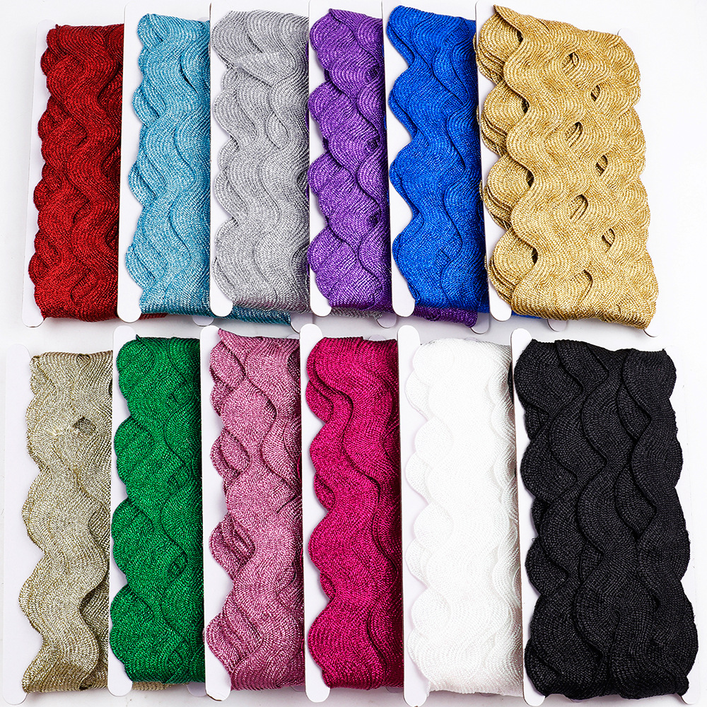 10yard/lot Ric Rac Zig Zag Rib - Velvet Ribbon Roll บทวิจารณ์และราคา