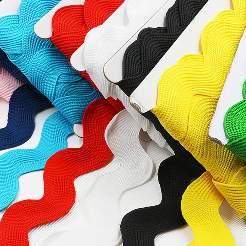 10yard/lot Ric Rac Zig Zag Rib - Velvet Ribbon Roll บทวิจารณ์และราคา
