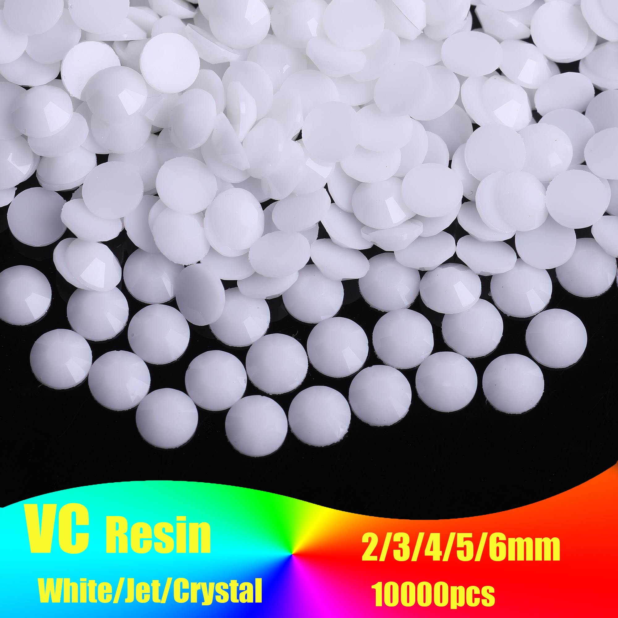 Resin White Jelly Rhinestones  - Embellishment Glue Craft บทวิจารณ์และราคา