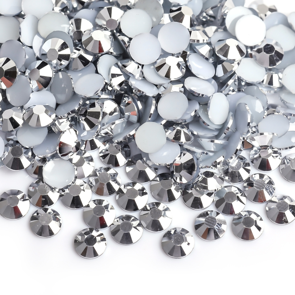 Resin White Jelly Rhinestones  - Embellishment Glue Craft บทวิจารณ์และราคา