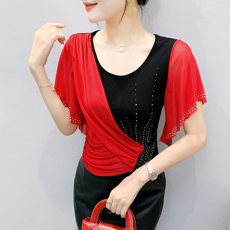 2025 Summer Women's Mesh Top:  - Beaded Trim Fringe บทวิจารณ์และราคา