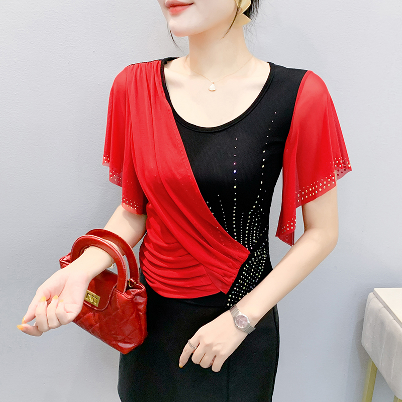 2025 Summer Women's Mesh Top:  - Beaded Trim Fringe บทวิจารณ์และราคา