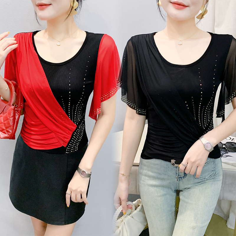 2025 Summer Women's Mesh Top:  - Beaded Trim Fringe บทวิจารณ์และราคา