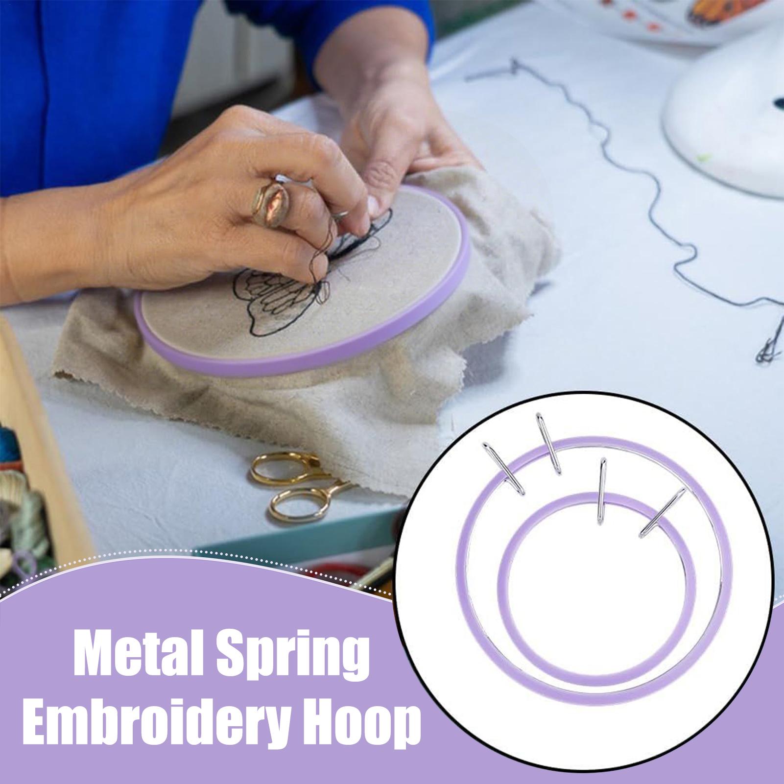 Hoop For Cross Stitching Metal - Embroidery Embellishments บทวิจารณ์และราคา