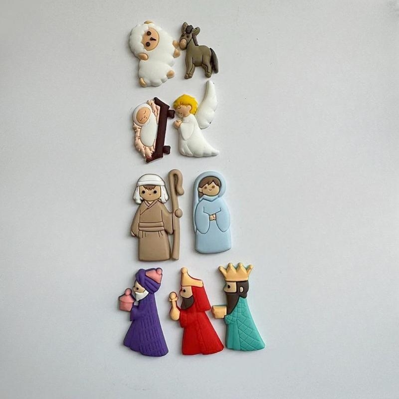 652F 9Pieces Nativity Scene Ch - Christmas Craft Embellishment บทวิจารณ์และราคา
