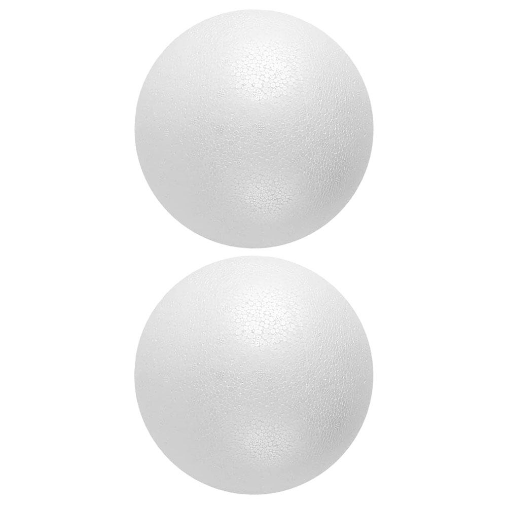 2Pcs Round Foam Spheres Lightw - Craft Embellishments บทวิจารณ์และราคา