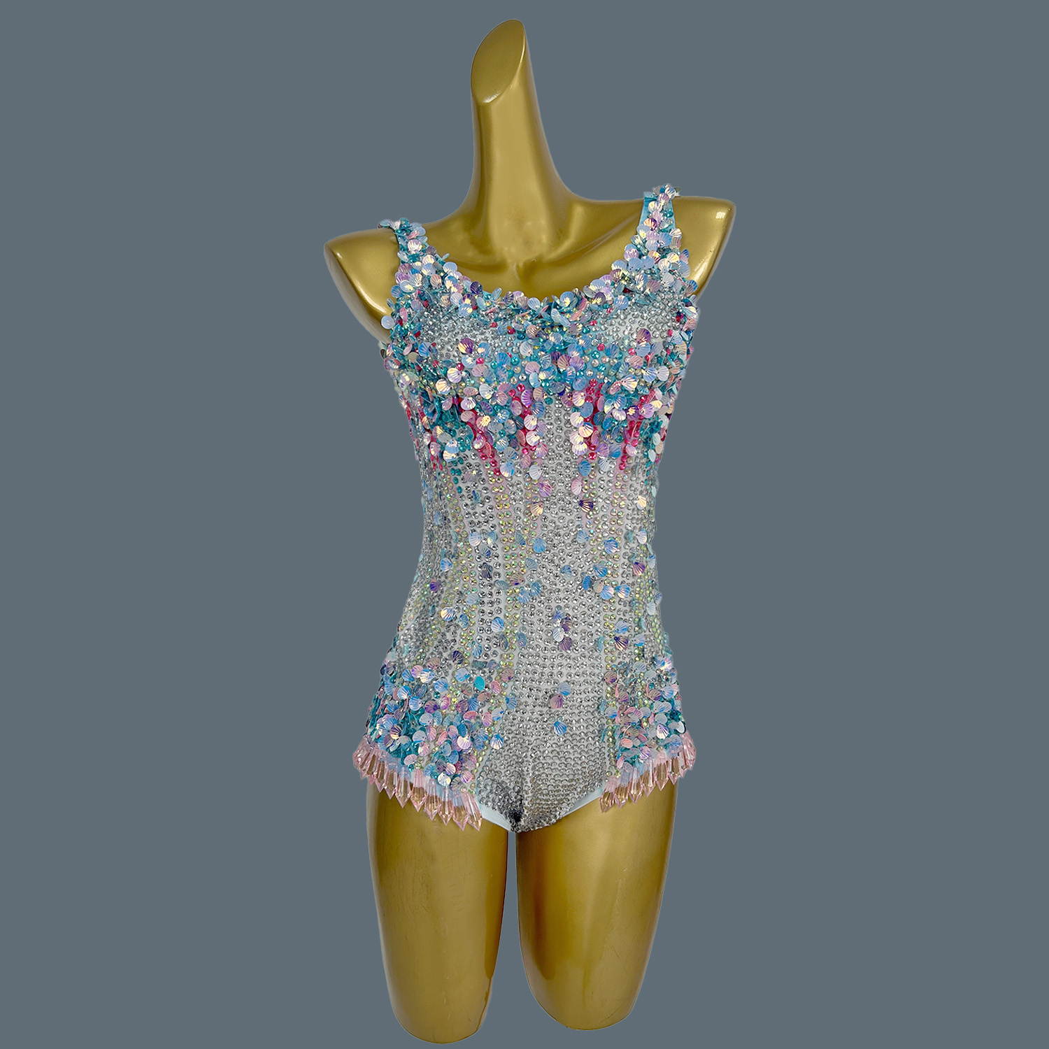 Women Sexy Stage Rhinestones S - Rhinestone Banding Trim บทวิจารณ์และราคา