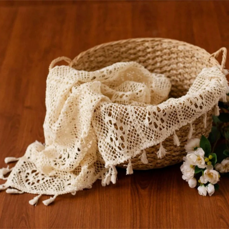 Newborn Photography Props Phot - Tassel Fringe Trim บทวิจารณ์และราคา