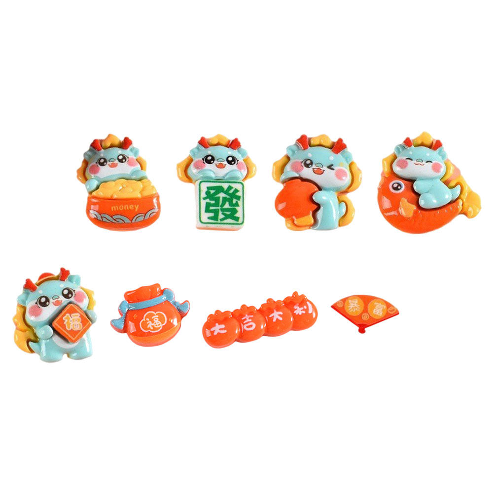 8Pcs Resin DIY Materials Kit F - Craft Embellishments บทวิจารณ์และราคา