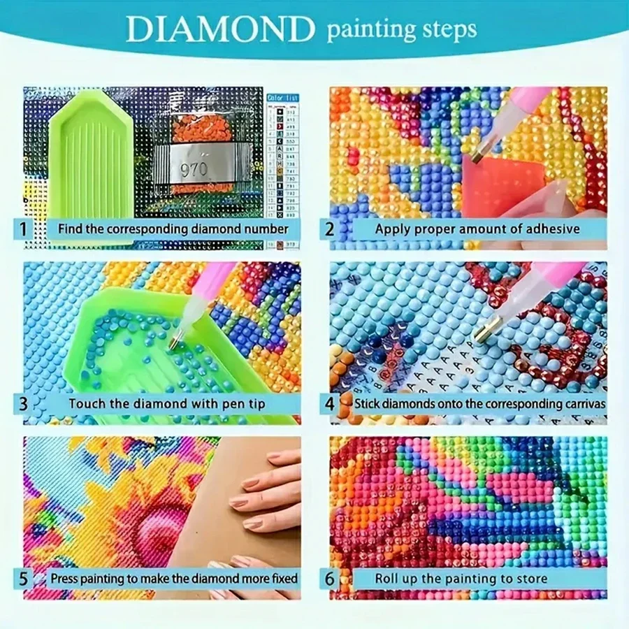 Cartoon Happy Old Couple 5D Fu - Embroidery Embellishments บทวิจารณ์และราคา