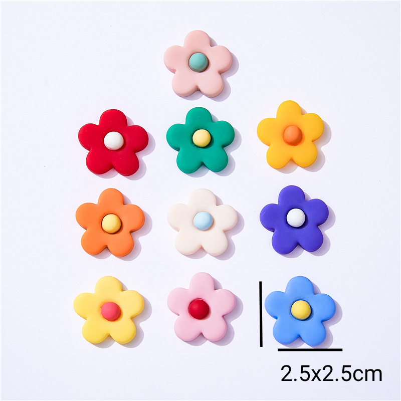 10pcs Resin Flowers Flat Back  - Christmas Craft Embellishment บทวิจารณ์และราคา