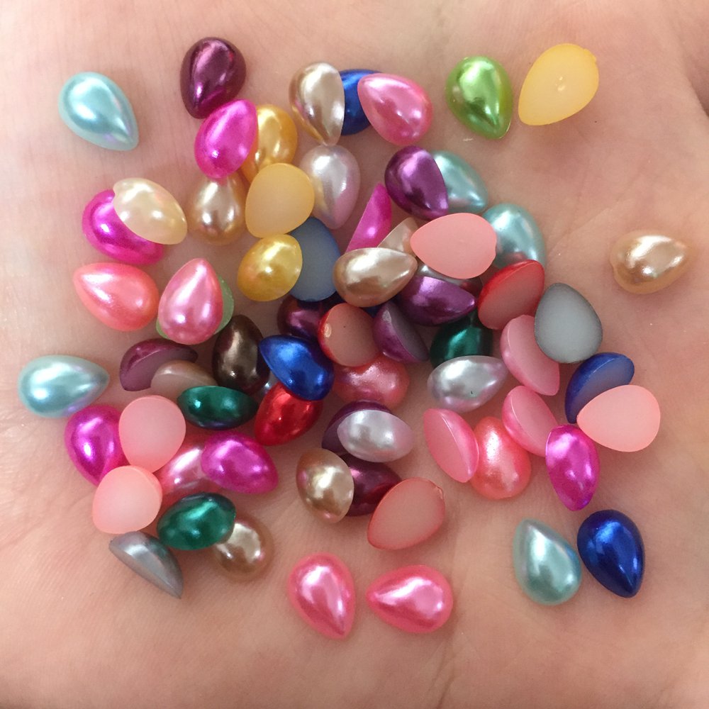 200PCS Resin Cute Drop Pearl B - Embellishment Glue Craft บทวิจารณ์และราคา