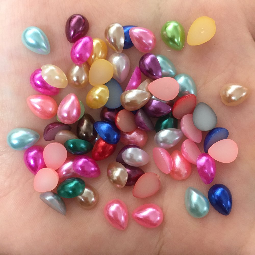 200PCS Resin Cute Drop Pearl B - Embellishment Glue Craft บทวิจารณ์และราคา