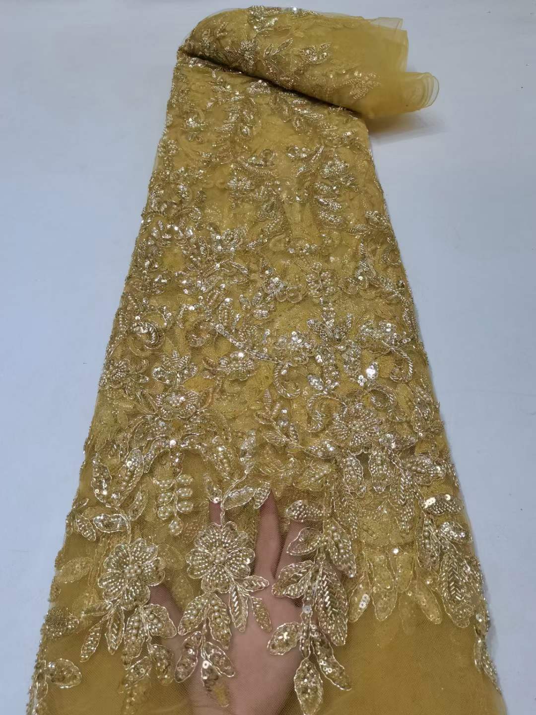 Custom Made Evening Party Gown - Crystal Mesh Fabric บทวิจารณ์และราคา