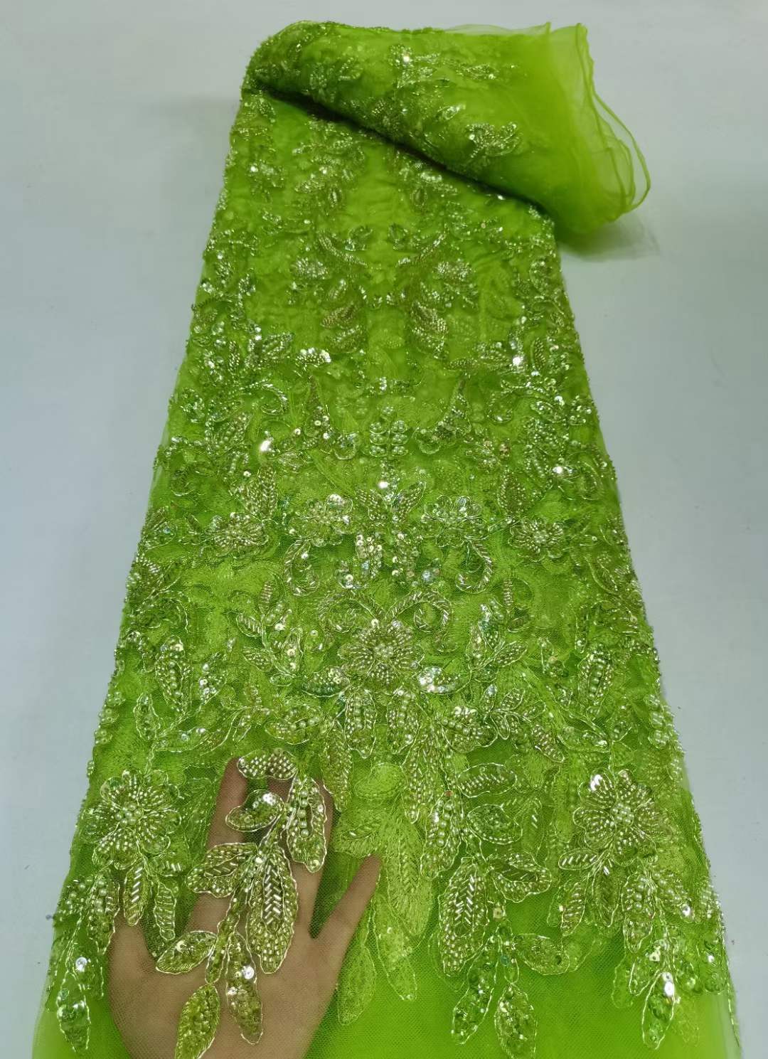 Custom Made Evening Party Gown - Crystal Mesh Fabric บทวิจารณ์และราคา
