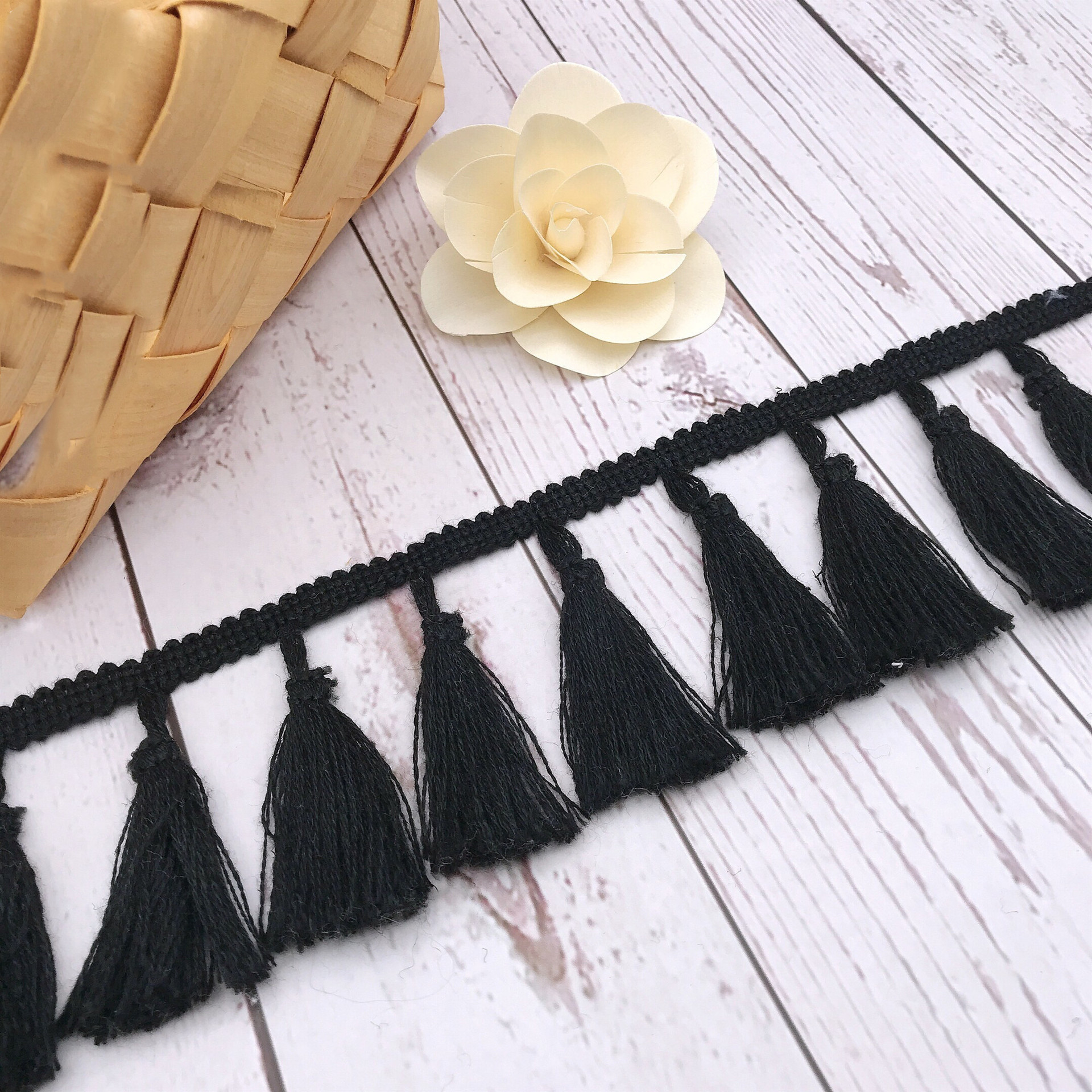 3Yards/Lot Cotton Fabrics Brai - Lace Ribbon Trim บทวิจารณ์และราคา