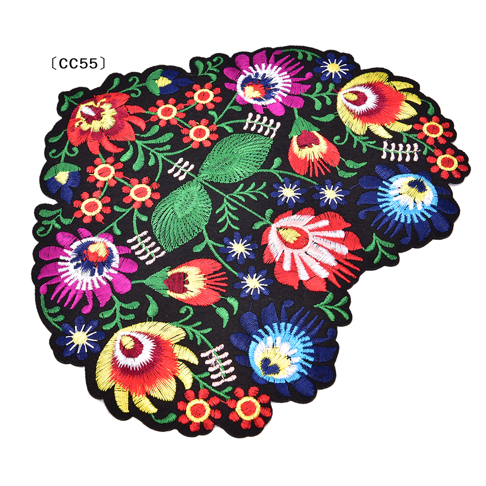 1Pc Heart Shape Flower Embroid - Applique Patch Flower บทวิจารณ์และราคา