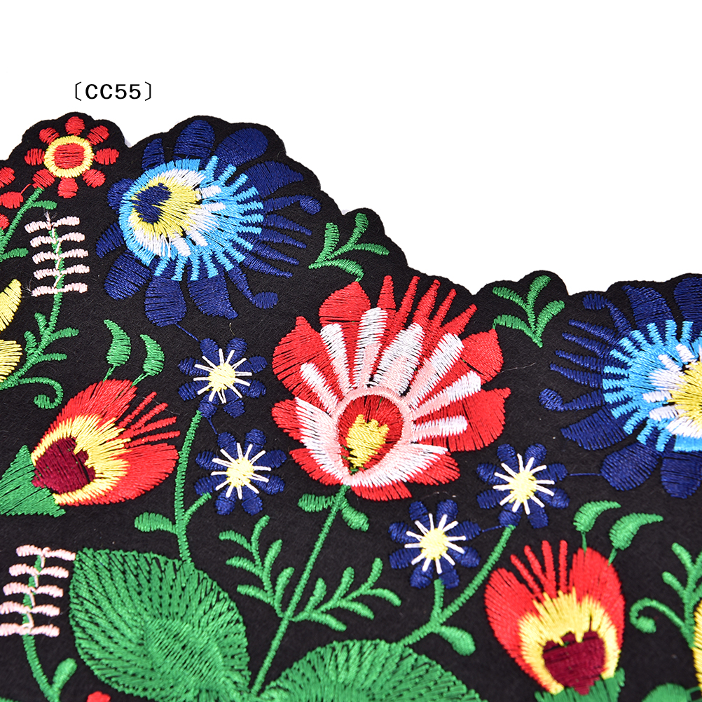 1Pc Heart Shape Flower Embroid - Applique Patch Flower บทวิจารณ์และราคา